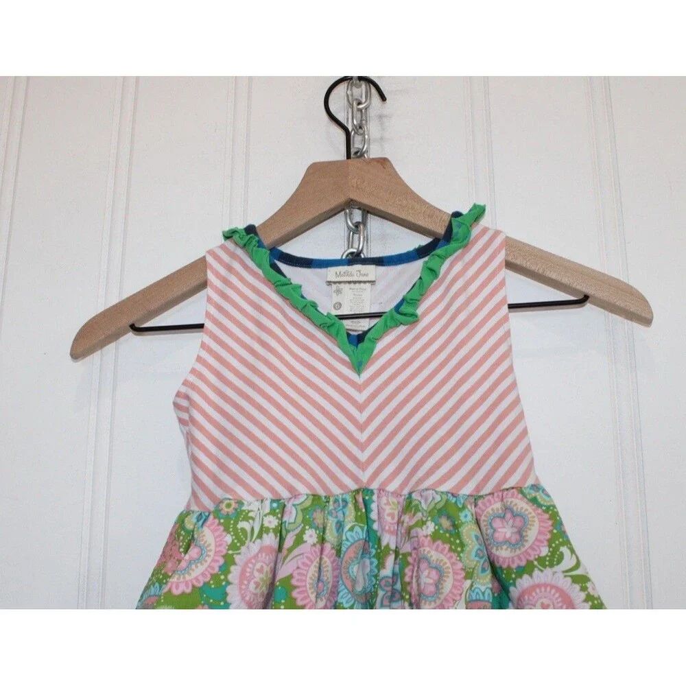 Matilda Jane Cake Walk Dress Girls Size 6 Boutique‎ Floral Twirl Easter Spring
